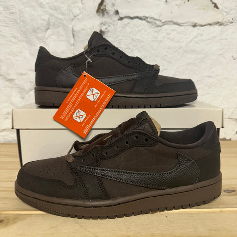 Air Jordan 1 Low TS Velvet Brown Sz 7 DS