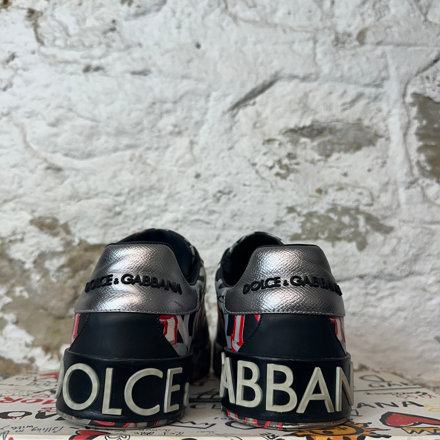 Dolce Gabbana Grafitti Portofino Sneaker Sz 7.5 (41.5)