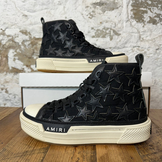 Amiri High Black Star Cream Sneaker Sz 5 (37) No Box