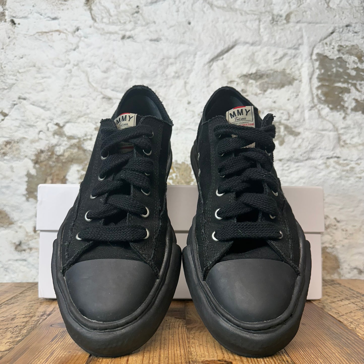 Maison Mihara Triple Black Peterson Sneaker Sz 14 (47)