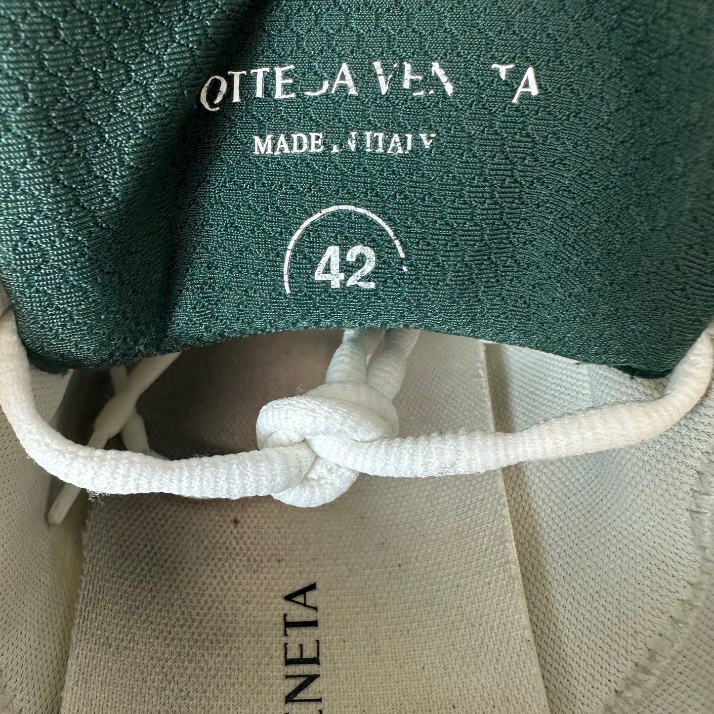 Bottega Veneta Green Silver Orbit Sneaker Sz 9 (42)