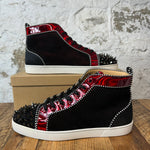 Christian Louboutin Black Red Spike High Sz 13.5 (46.5)