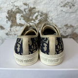 Dior Navy Monogram White Low Sneaker Sz 5 (37)