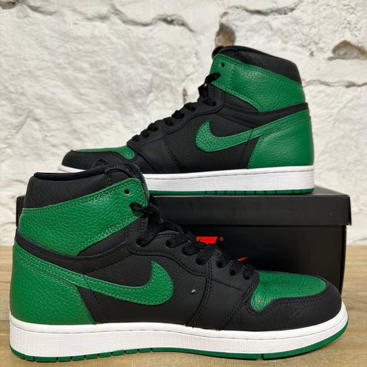 Air Jordan 1 High Pine Green Black Sz 10