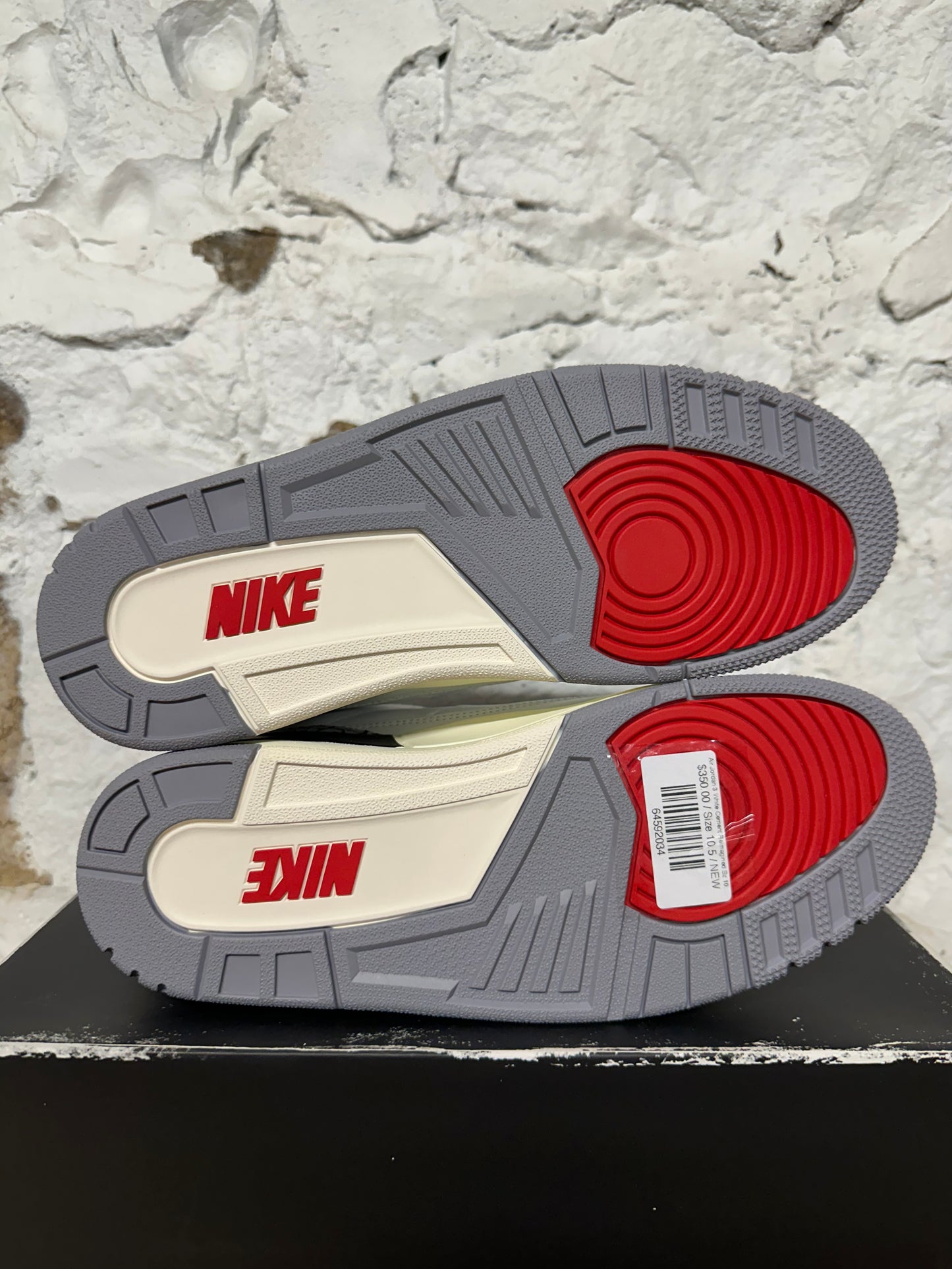 Air Jordan 3 White Cement Reimagined Sz 10.5 DS