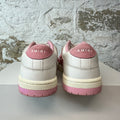 Amiri Pink Skeleton White Cream Sneaker Sz 5 (37)