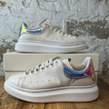 Alexander Mcqueen Iridescent Tab White Sneaker Sz 10 (43)