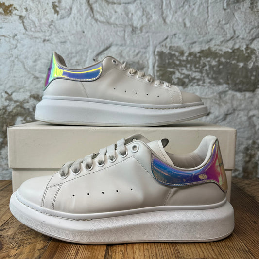 Alexander McQueen Iridescent Tab White Sneaker Sz 10 (43)