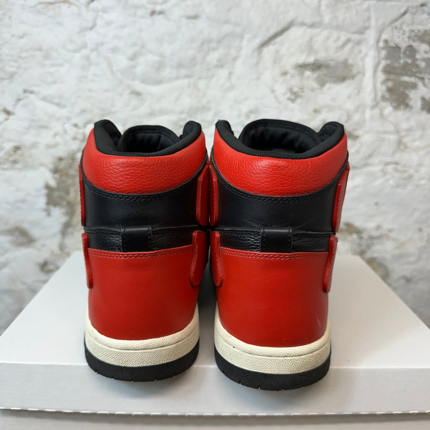 Amiri Red Skeleton Black High Sneaker Sz 13 (46) No Box