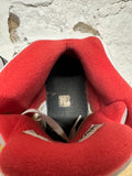 Air Jordan 5 Fire Red Silver Tongue Sz 9.5