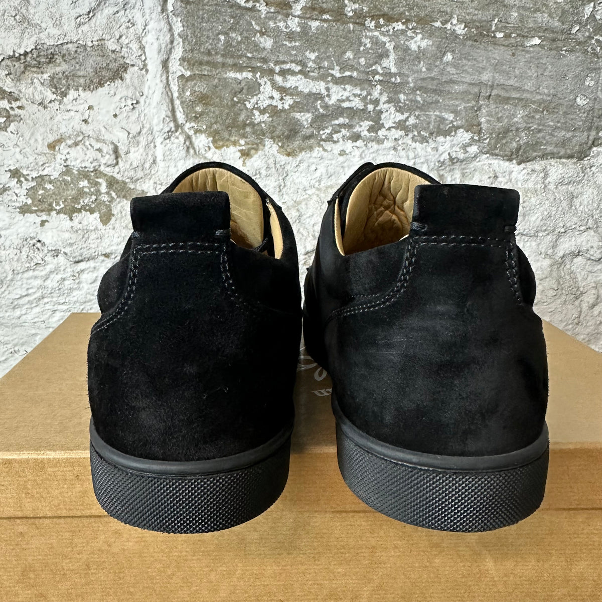 Christian Louboutin Triple Black Spike Sneaker Sz 11 (44)