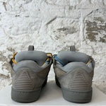 Lanvin Curb Multicolor Lace Gray Sneaker Sz 7 (40) No Box