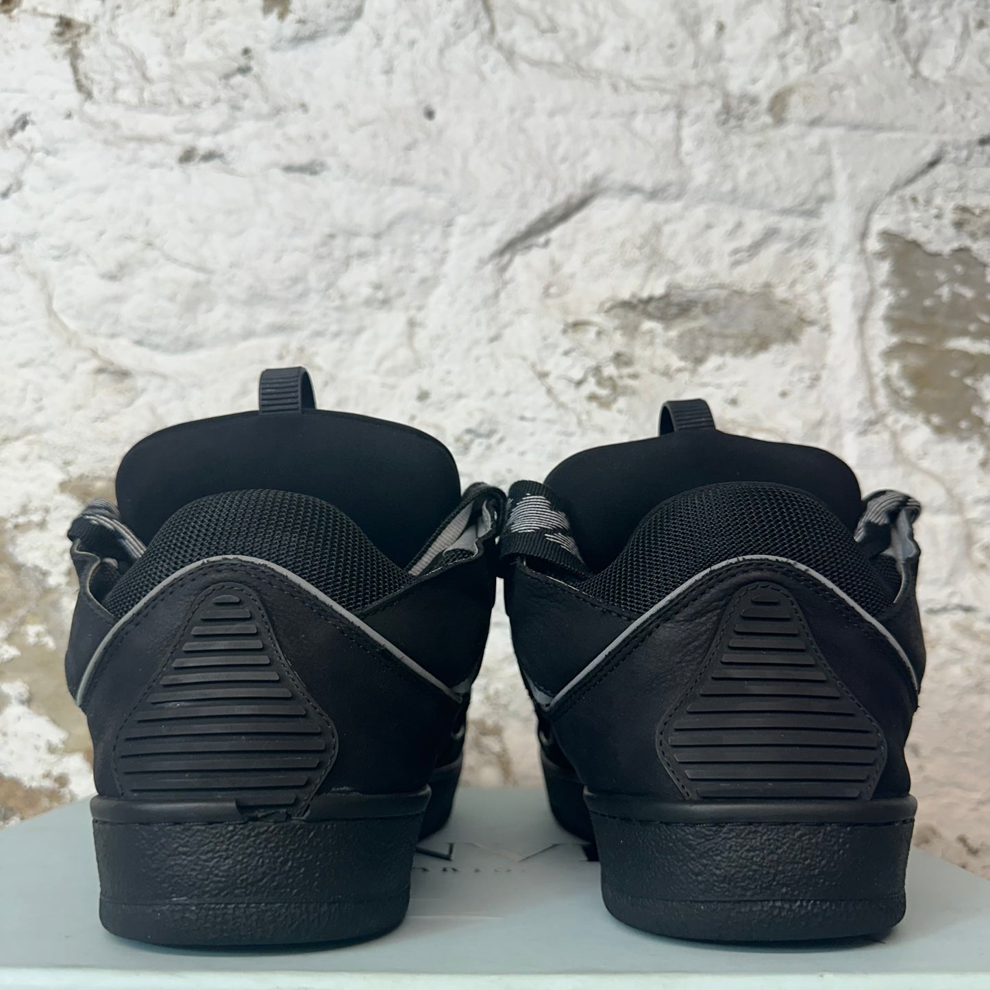 Lanvin Curb Grey Black 3M Sneaker Sz 11 (44)