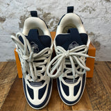 Louis Vuitton Navy White Skate Sz 12.5 (11LV)