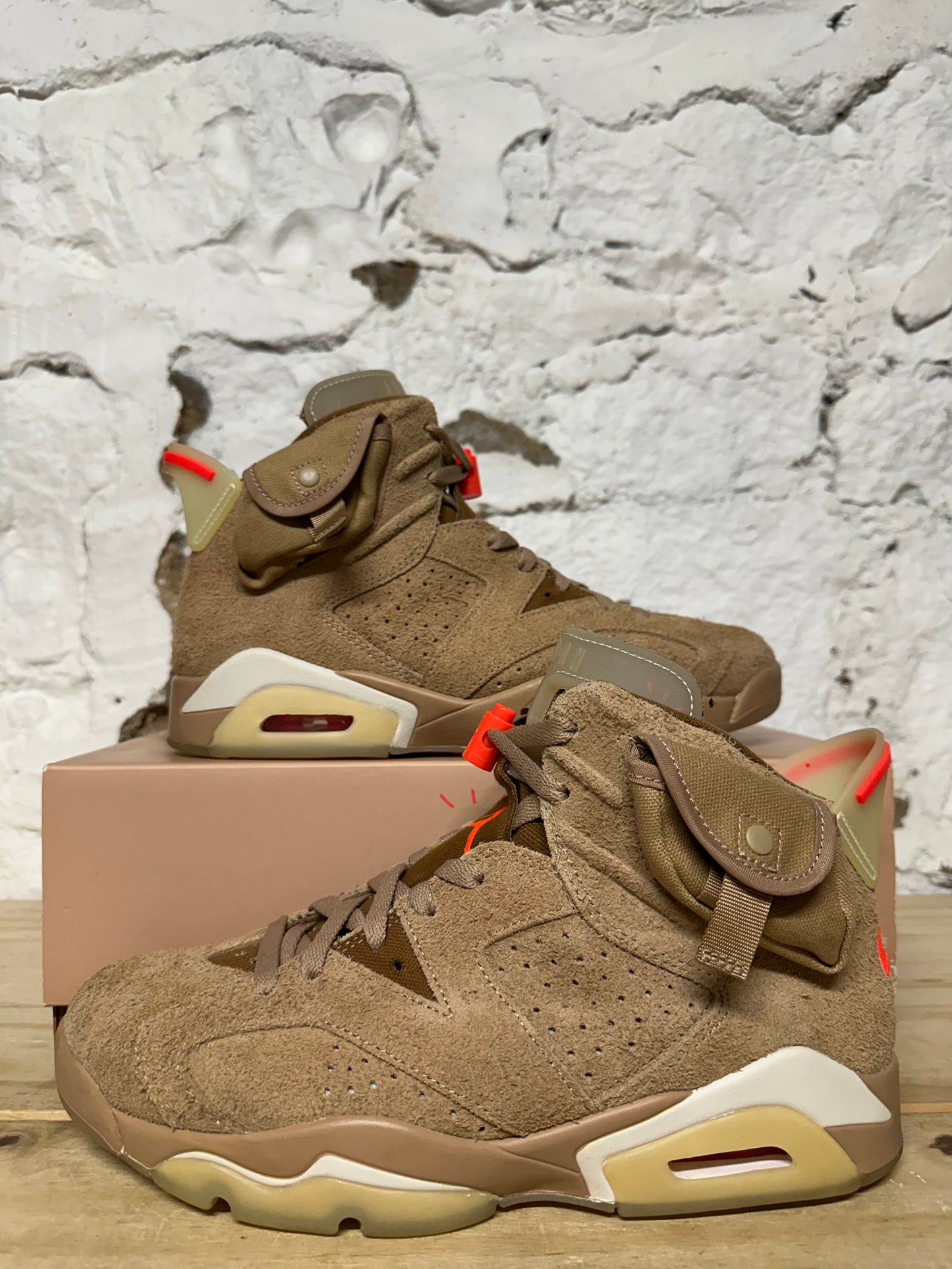 Air Jordan 6 Travis Scott British Khaki Sz 9
