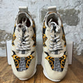 Versace Chain Reaction Cream White Sneaker Sz 7 (40)