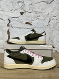 Air Jordan 1 Low Travis Scott Medium Olive Sz 12 DS