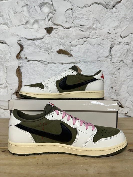 Air Jordan 1 Low Travis Scott Medium Olive Sz 12 DS
