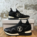 Louis Vuitton Black White Mesh Runaway Sneaker Sz 6 (38)