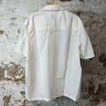 Rhude Grand Prix Champions White Button Up Shirt Sz L