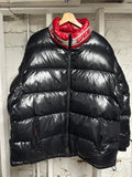 Supreme Reversible Neck Logo Puffer Jacket Sz XL