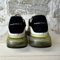 Alexander McQueen Black Tab White Clear Sole Sneaker Sz 9 (42)
