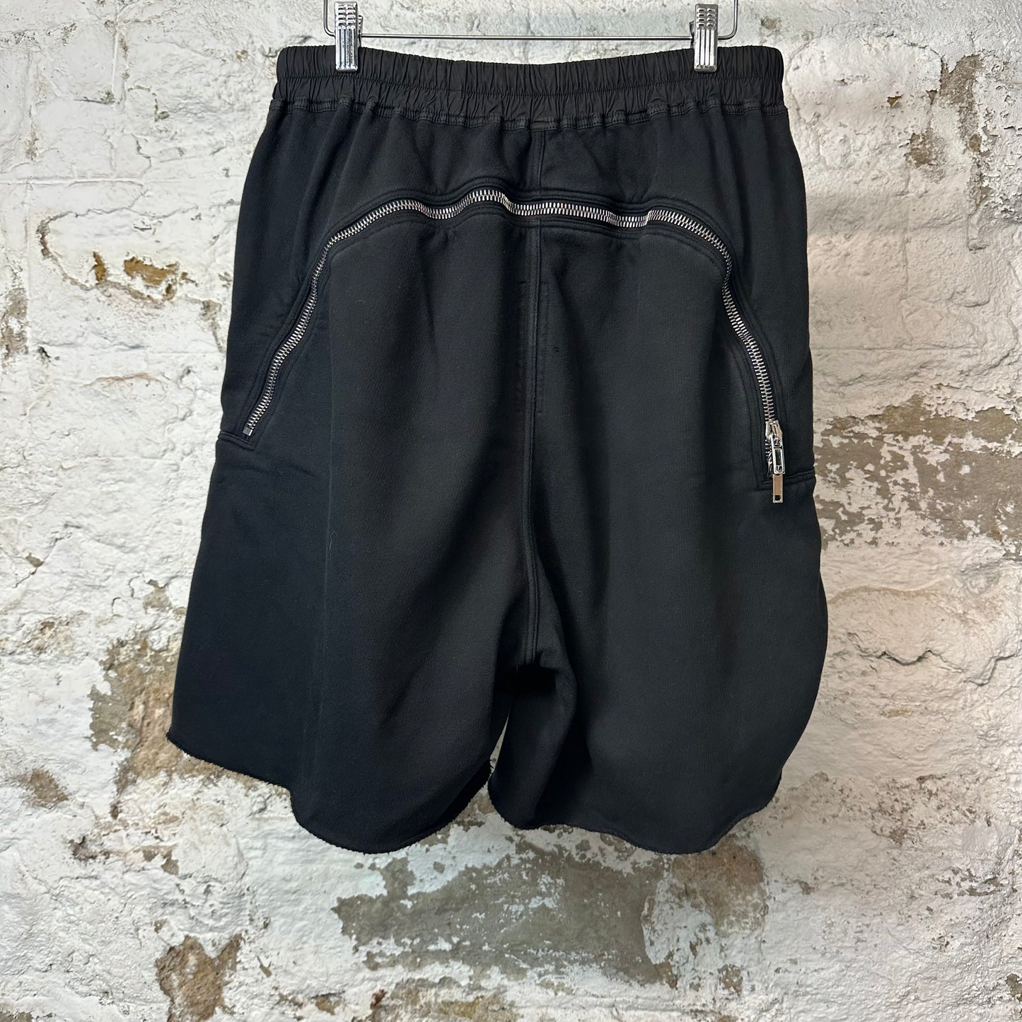 Rick Owens DRKSHDW Boxer Zip Shorts Black Sz M