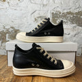 Rick Owens Black Leather Milk Sneaker Sz 6.5 (39)