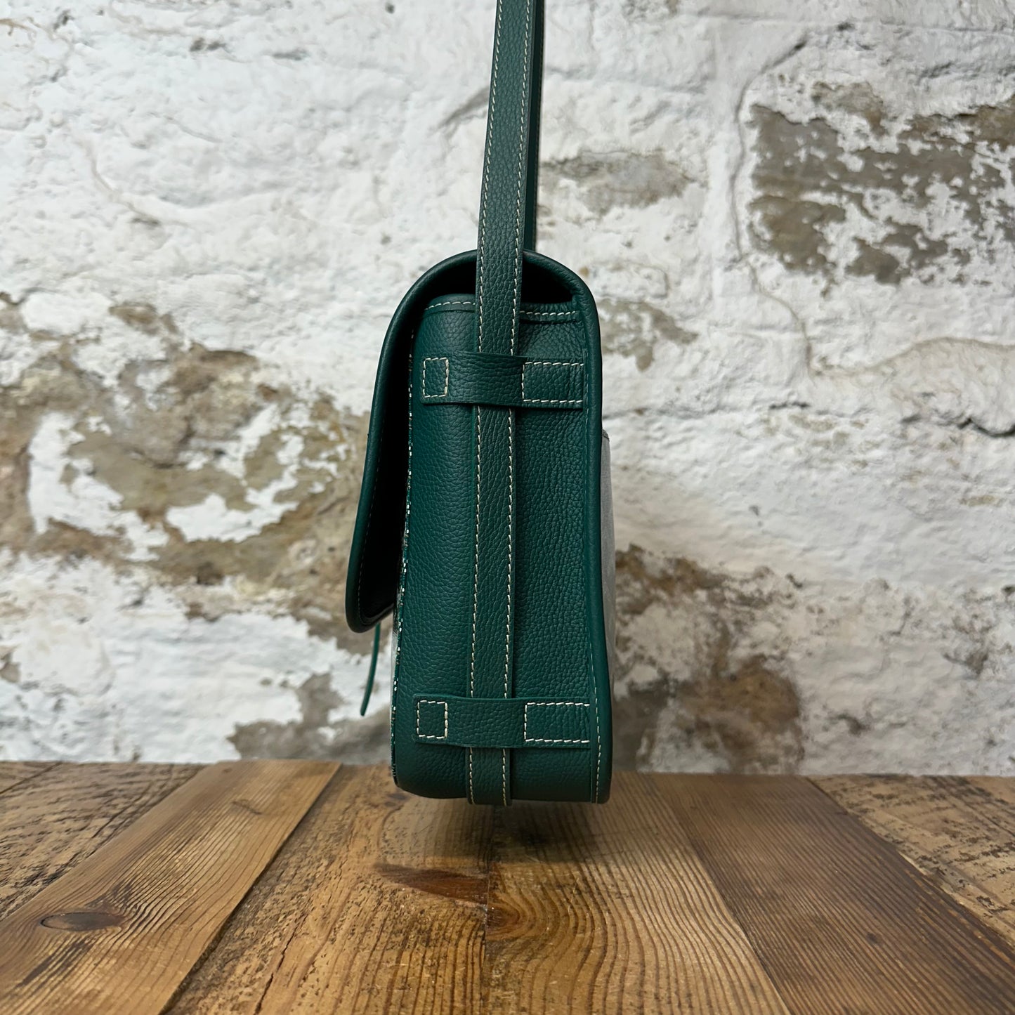 Goyard Belvedere PM Green Monogram Messenger Bag