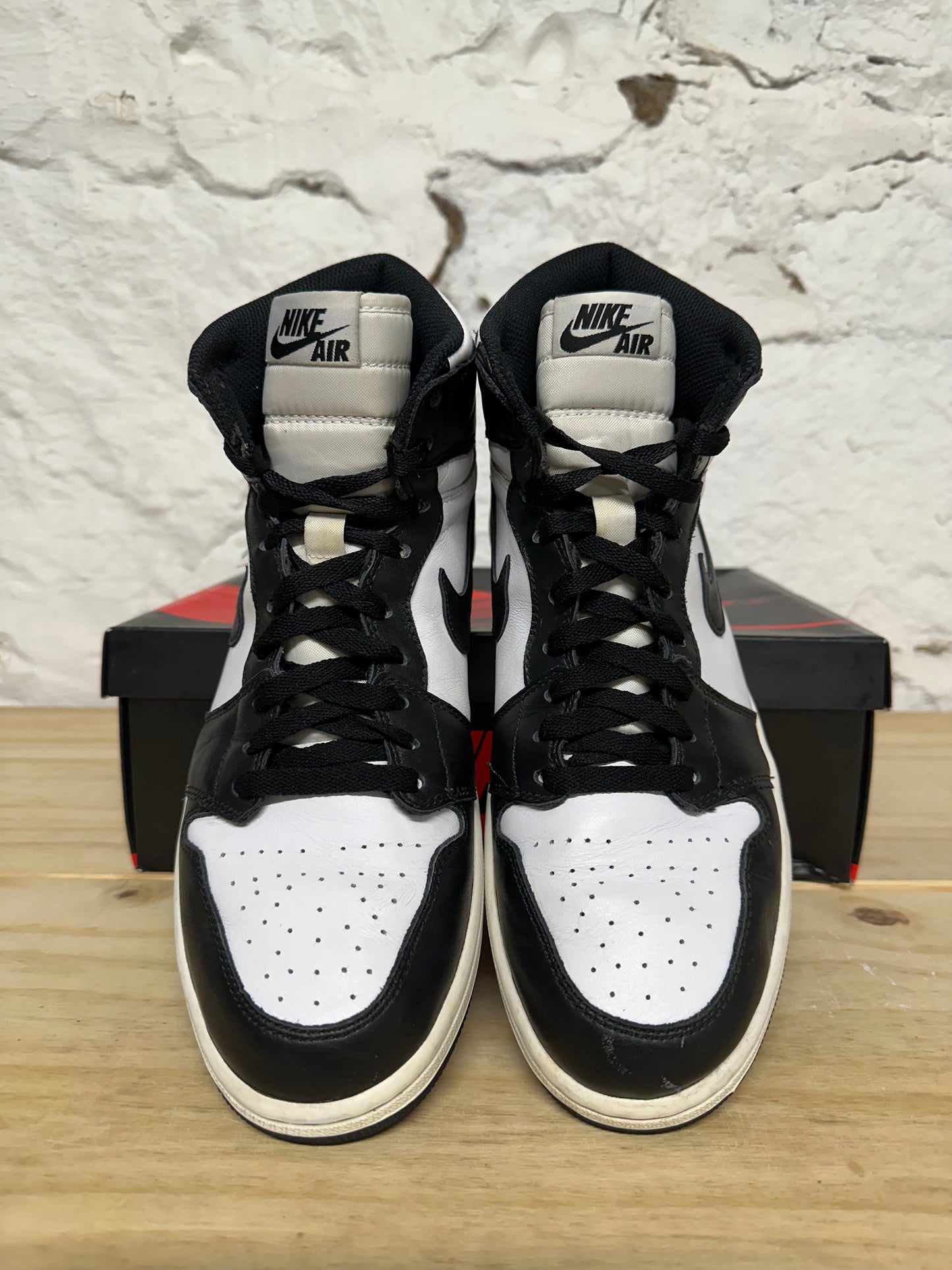 Air Jordan 1 Black White (2014) Sz 10.5