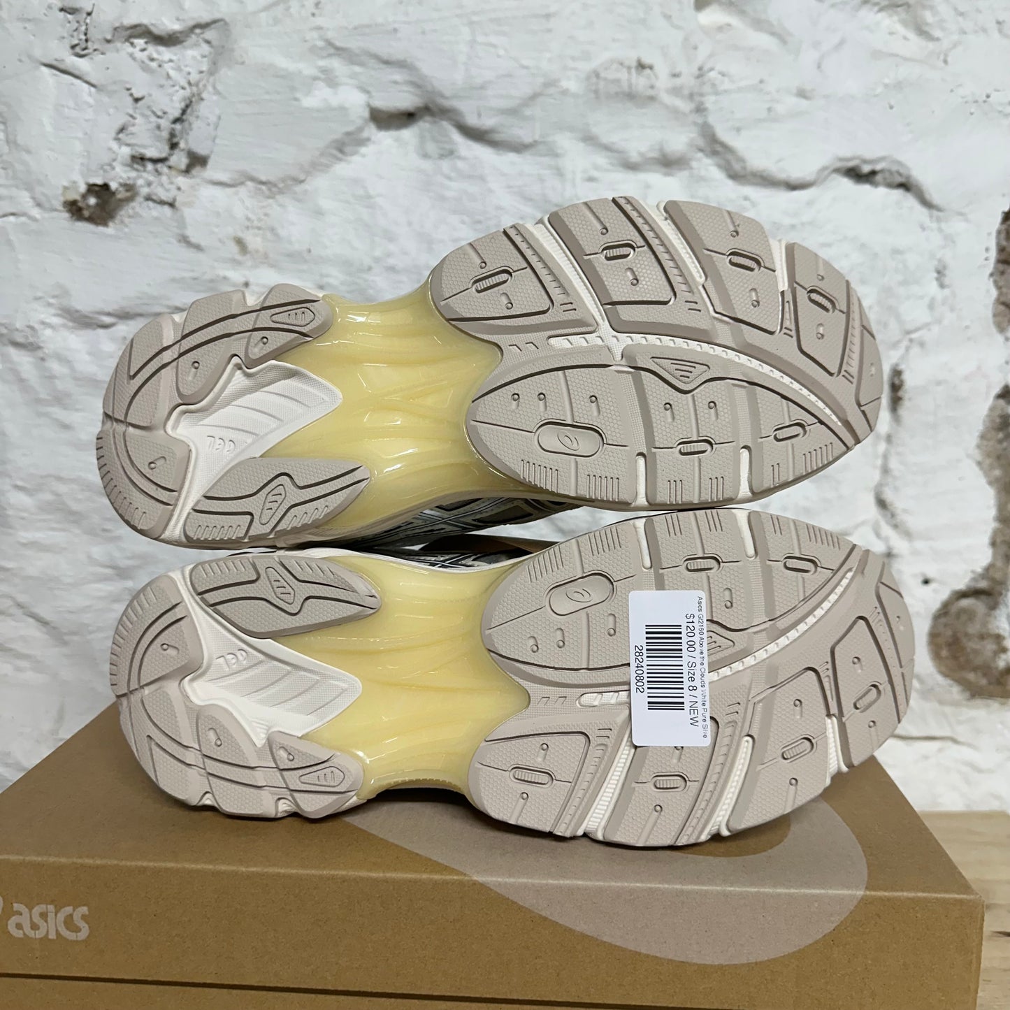Asics GT-2160 Above the Clouds White Pure Silver Sz 8 DS
