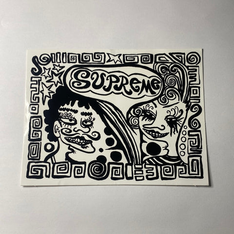 Supreme Faces Taboo Graffiti Sticker