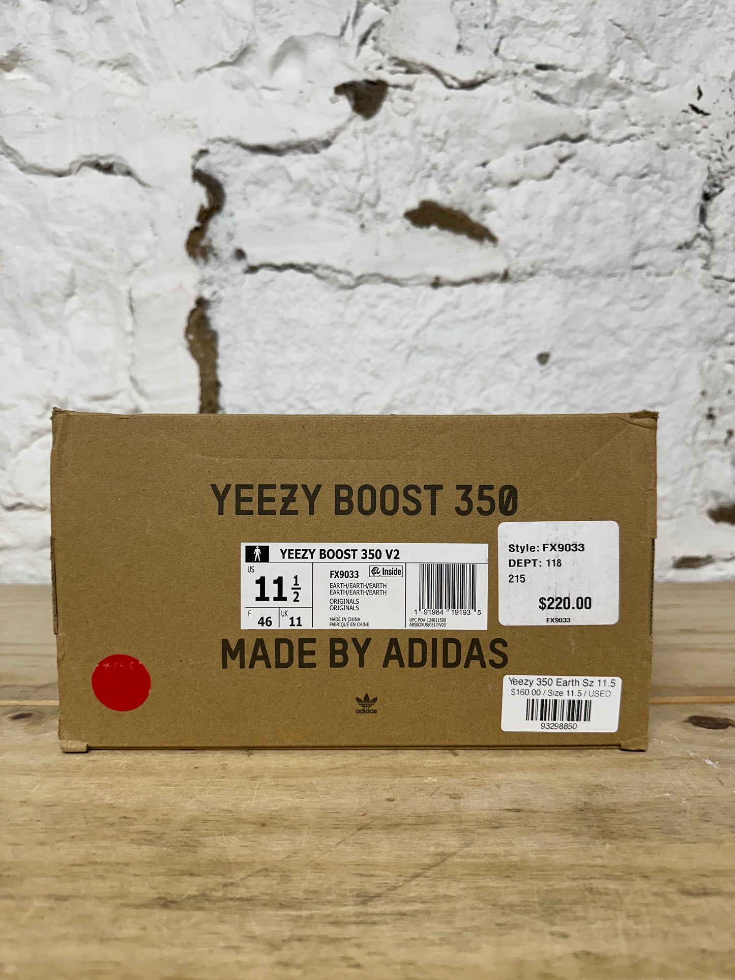 Yeezy 350 Earth Sz 11.5