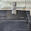 Amiri MX1 Brown Paisley Black Denim Jeans Sz 31