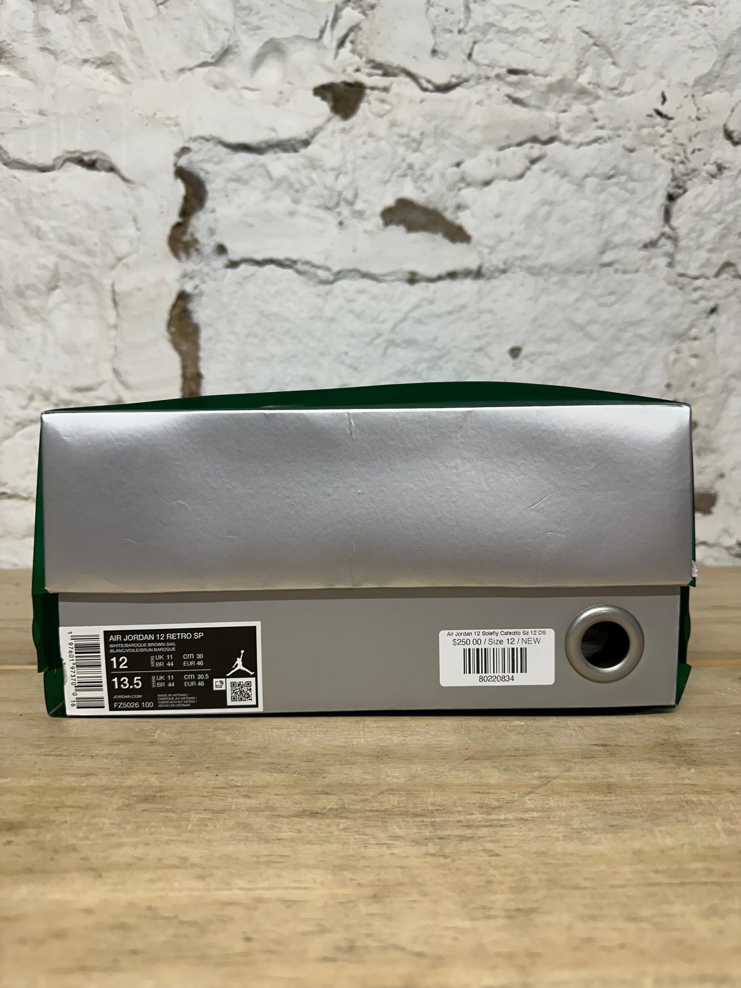 Air Jordan 12 Solefly Cafecito Sz 12 DS