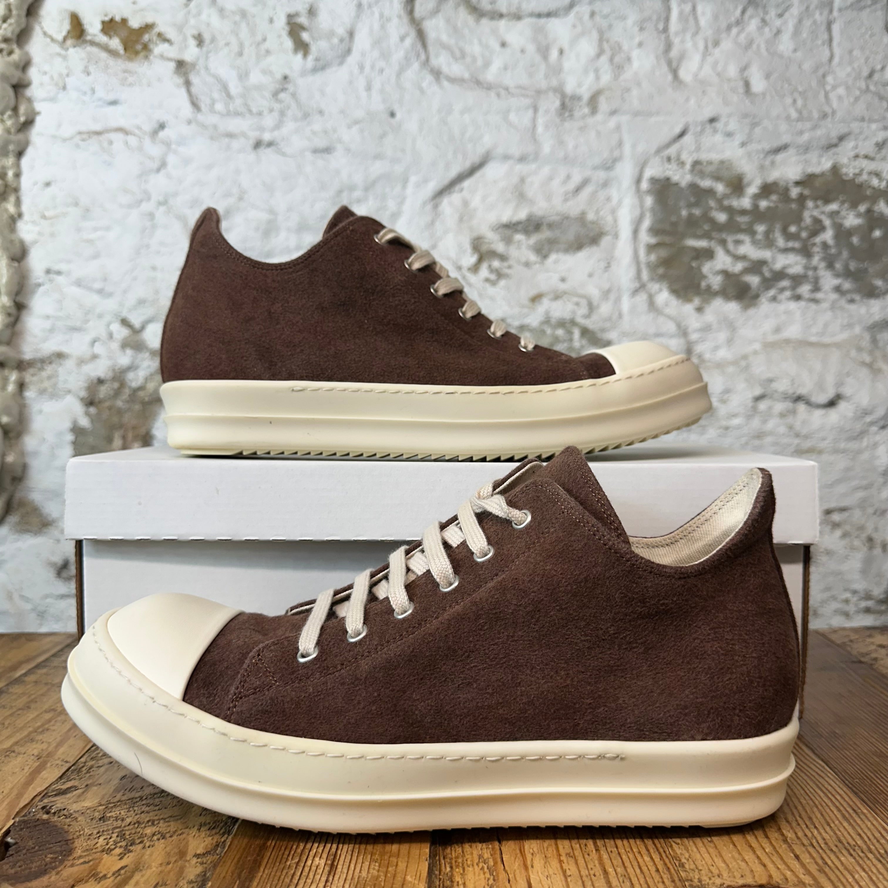 RIck Owens Brown Suede Milk Sneaker Sz 10 (43)