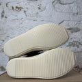 Rick Owens Jumbo Lace Black Canvas Milk Sneaker