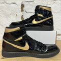 Air Jordan 1 High Black Metallic Gold Sz 14