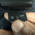 Amiri Plain Faded Black Distressed Denim Jeans Sz 32