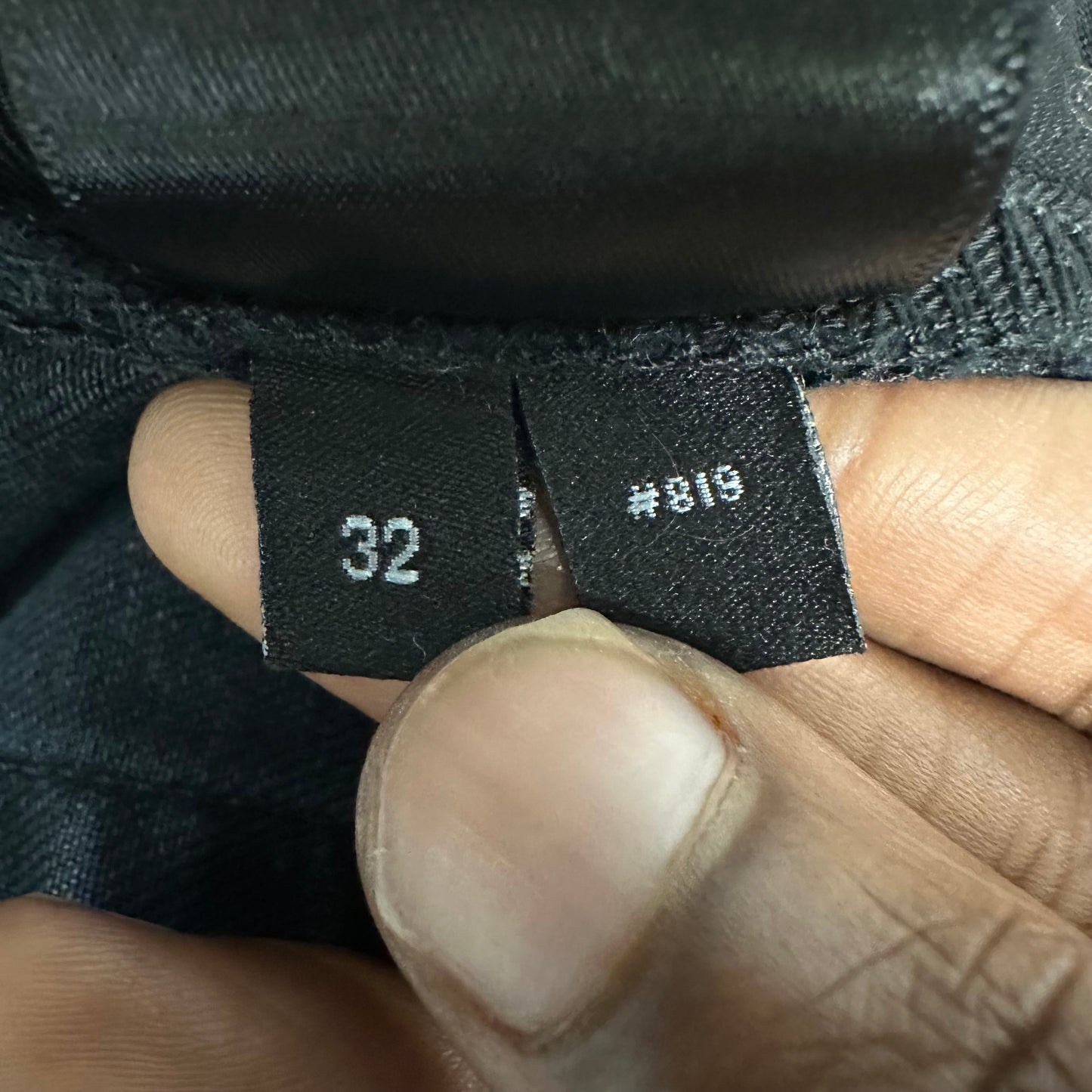 Amiri Plain Faded Black Distressed Denim Jeans Sz 32