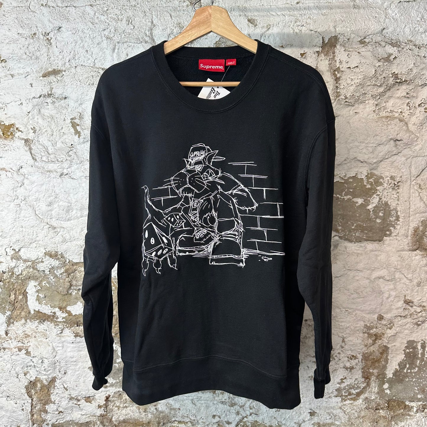 Supreme Dice Black Crewnweck Sz M