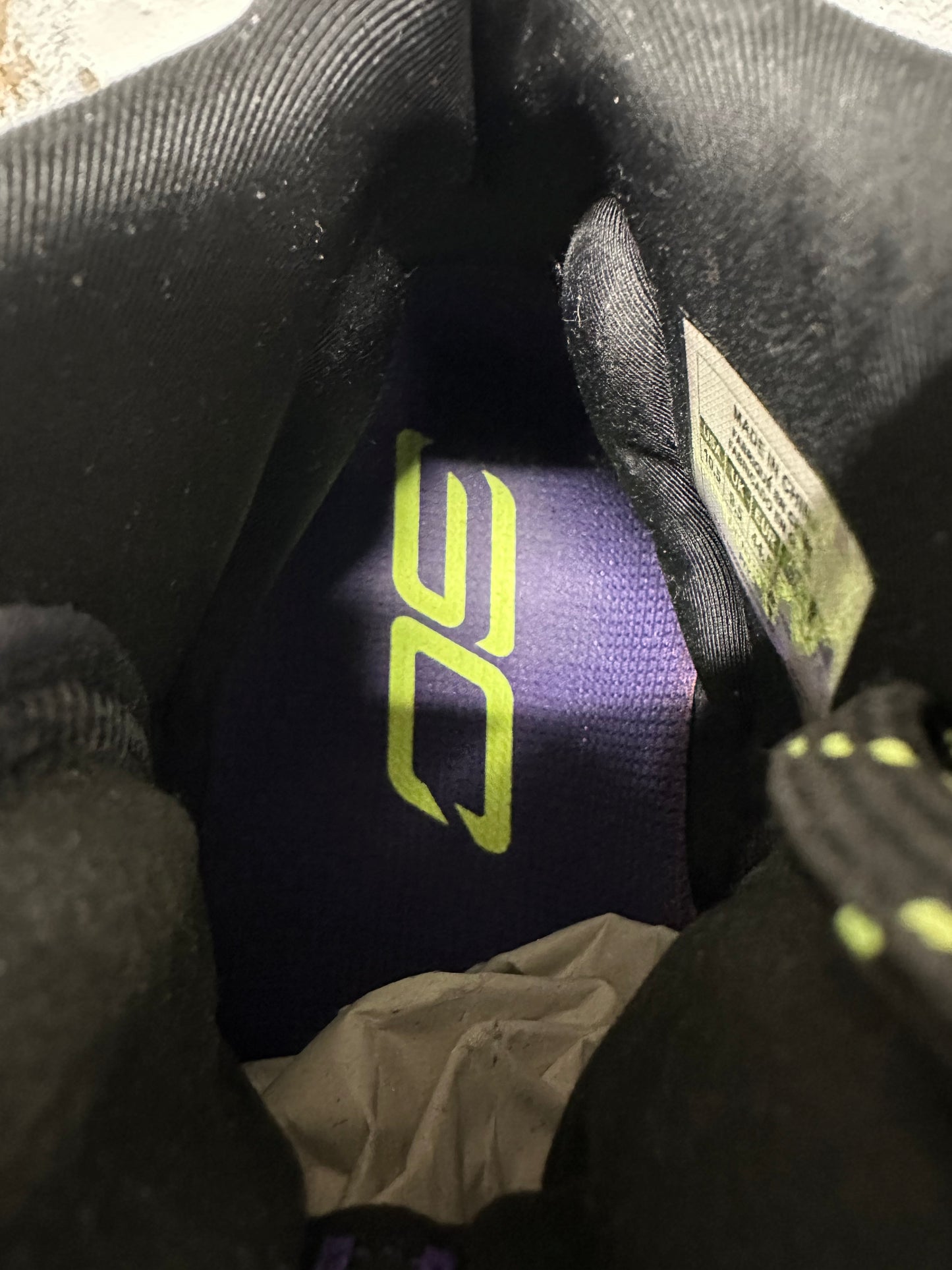 Under Armour Curry 1 Dark Matter All Star Game Sz 10.5 DS