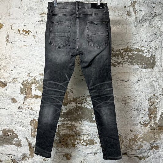 Amiri Plain Gray Denim Jeans Sz 30