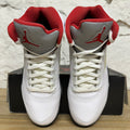 Air Jordan 5 Fire Red Silver Tongue (2020) Sz 10