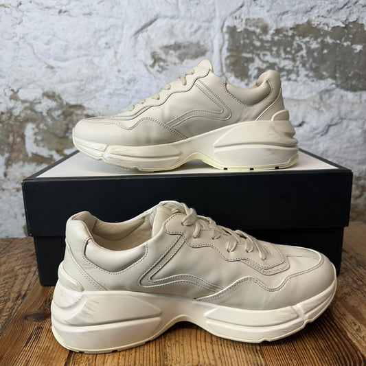 Gucci Rhyton Vintage Logo Cream Sneaker Sz 5.5
