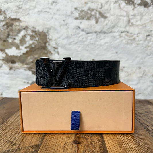 Louis Vuitton Damier Graphite Belt Sz (95/38) W/ Box
