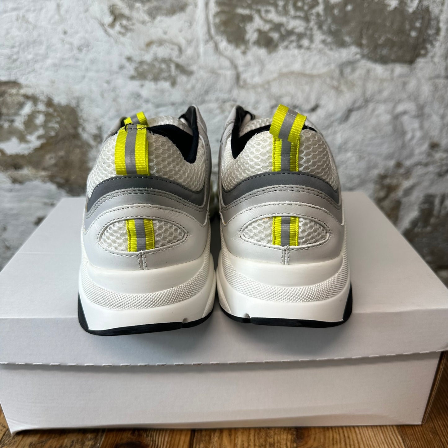 Dior B22 Grey Yellow White Sneaker Sz 10 (43)
