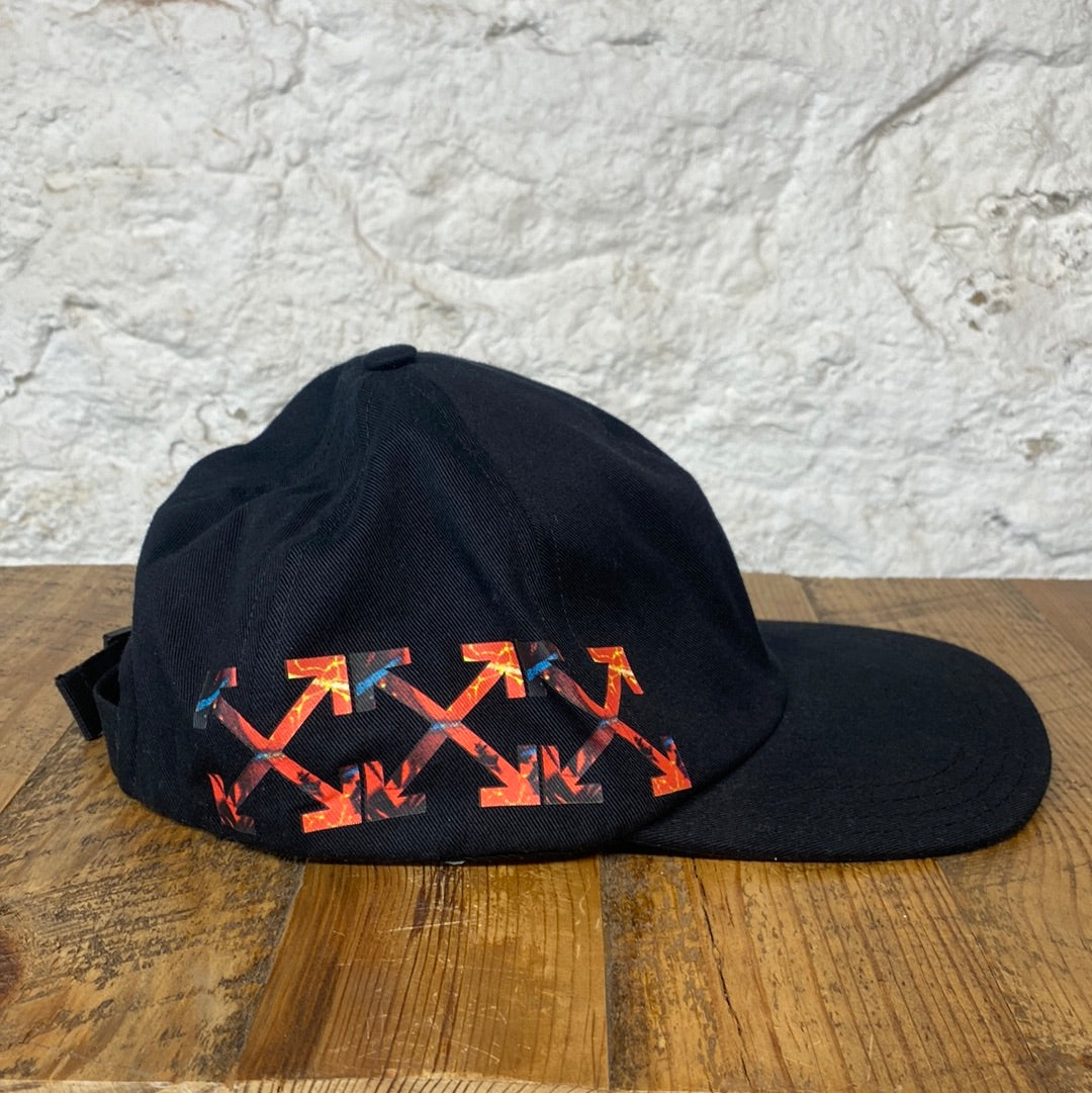 Off White Orange Arrows Black Hat