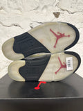 Air Jordan 5 Fire Red Silver Tongue Sz 9.5