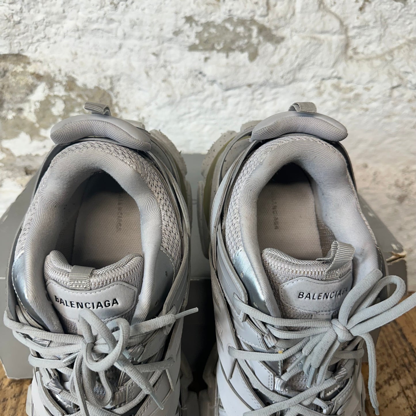 Balenciaga Track Runner Triple Grey Sneaker Sz 14 (47)